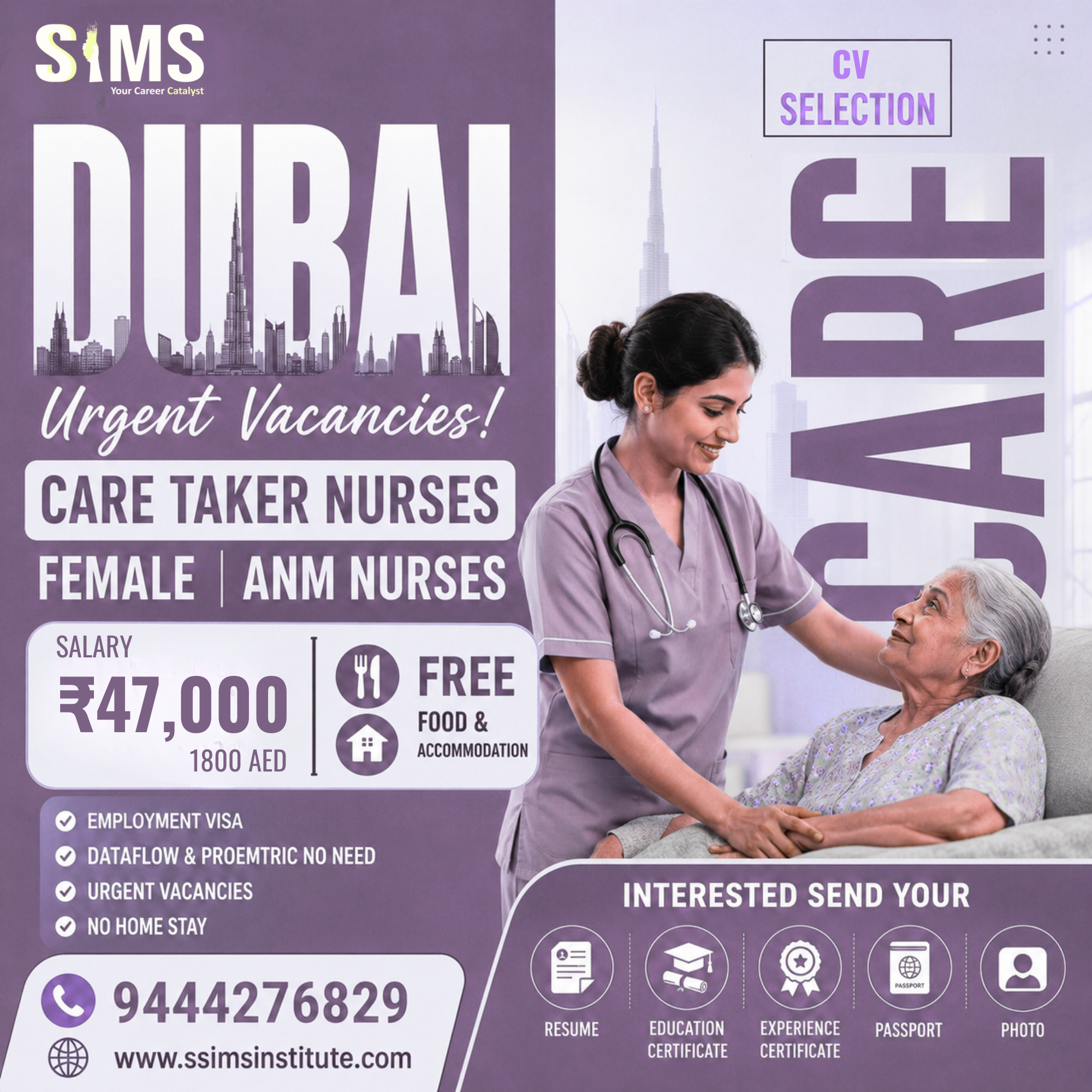 Care Taker Nurse / ANM Nurse